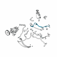 OEM BMW 545i Expansion Hose Diagram - 32-41-6-782-708