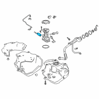 OEM Toyota Prius Prime Fuel Pump Diagram - 23221-47031