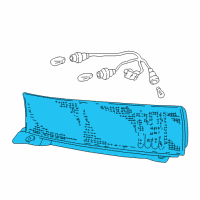 OEM Honda CR-V Lamp Unit, L. Diagram - 33551-S10-A01