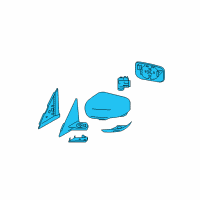 OEM 2011 Infiniti M56 Mirror Assembly-Outside LH Diagram - K6302-1MA0B