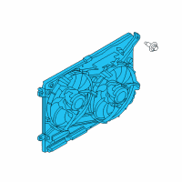 OEM Lincoln Fan Assembly Diagram - FG9Z-8C607-B