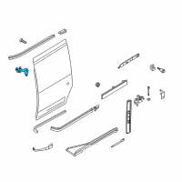 OEM 2010 Ford Transit Connect Roller Diagram - 3T1Z-1525028-A