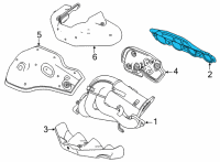 OEM 2020 Chevrolet Corvette Manifold Gasket Diagram - 12668562