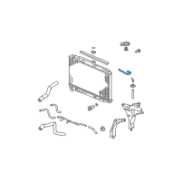 OEM Honda Odyssey Tube, Reserve Tank Diagram - 19103-RGL-A00