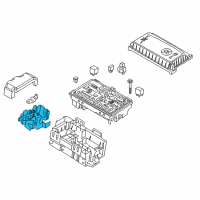 OEM 2018 Buick Cascada Fuse & Relay Box Diagram - 13379016