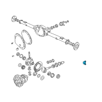 OEM Dodge B2500 Sensor-Wheel Speed Diagram - 5014787AB