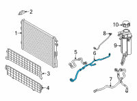 OEM BMW M4 LINE FROM RADIATOR Diagram - 17-12-8-096-449