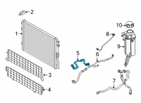 OEM BMW M4 HOSE RADIATOR-WATER PUMP Diagram - 17-12-8-096-446