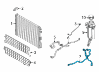 OEM BMW M4 HOSE, INDIRECT CHARGE AIR CO Diagram - 17-12-8-096-448