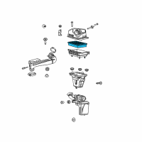 OEM Chrysler 200 Filter-Air Diagram - 68157194AB