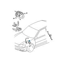 OEM 2001 Toyota Avalon Relay, Active Lamp Diagram - 89537-41020