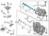 OEM 2021 Ford Mustang Mach-E Axle Shaft Diagram - LX6Z3A329D