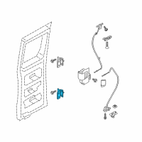 OEM Ford Transit-150 Upper Hinge Diagram - EK4Z-9926801-B