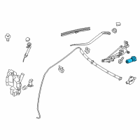 OEM Infiniti Motor Assy-Windshield Wiper Diagram - 28810-1MA0B