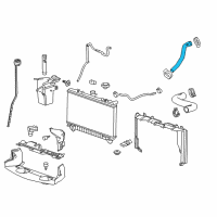 OEM 2014 Chevrolet Camaro Lower Hose Diagram - 23108066