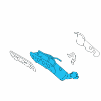 OEM Mercury Milan Manifold Diagram - 6E5Z-5G232-CA