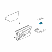 OEM Acura RSX Switch Assembly, Power Window Master Diagram - 35750-S6M-A02