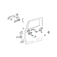 OEM 2008 Toyota Sequoia Handle, Inside Diagram - 69206-0C050