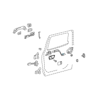 OEM 2020 Toyota Sequoia Lock Cable Diagram - 69770-0C060