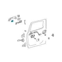 OEM 2022 Toyota Sequoia Handle Diagram - 69214-0C020