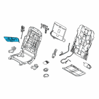 OEM 2018 BMW 750i Seat Adjustment Switch, Right Diagram - 61-31-9-384-526