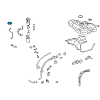 OEM Toyota Fuel Pump Assembly Cap Diagram - 77144-04010