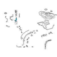 OEM 2010 Toyota Matrix Fuel Pump Diagram - 23220-0H131