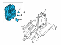 OEM Cadillac CT5 Fuse & Relay Box Diagram - 84932405