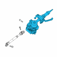 OEM 2015 Kia Forte Column Assembly-Upper Diagram - 56310A7400