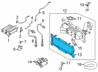 OEM Hyundai Tucson Gasket-EGR Cooler Diagram - 28493-2S050