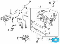 OEM Kia Hose Assembly-EGR Cooler Diagram - 254742S010