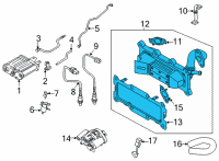 OEM 2022 Kia Sorento EGR Cooler Diagram - 284602S010