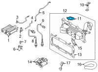 OEM Kia Sorento Gasket-EGR Pipe Diagram - 284932S020