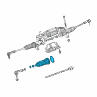 OEM 2015 Chrysler 200 Boot-Steering Gear Diagram - 68184560AA