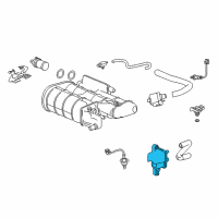 OEM 2016 Honda Accord Valve Assembly, Purge Diagram - 36162-5A3-A01