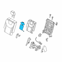 OEM 2022 Ford Edge Seat Back Heater Diagram - FT4Z-14D696-P