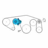 OEM Nissan Titan Tensioner Assy-Auto Diagram - 11955-9FV0A