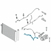 OEM BMW 535i GT Suction Pipe Diagram - 64-53-9-209-708