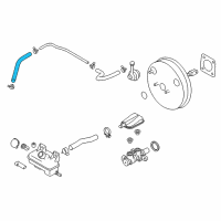 OEM Nissan NV200 Hose Vacuum Tank Diagram - 47474-3LM0A