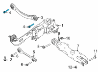 OEM Ford Maverick Lateral Arm Mount Bolt Diagram - -W719419-S439