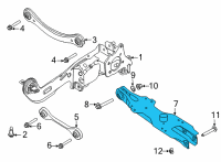 OEM 2022 Ford Escape ARM ASY - REAR SUSPENSION Diagram - LX6Z-5500-F