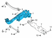 OEM 2022 Ford Bronco Sport KNUCKLE AND HUB ASY Diagram - LX6Z-5A968-J