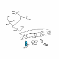 OEM Kia Optima Clock Spring Contact Assembly Diagram - 934903C100