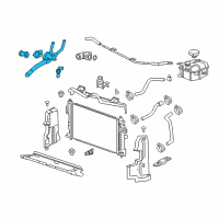 OEM 2017 Cadillac XTS Thermostat Housing Diagram - 12638452