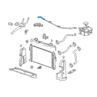 OEM Cadillac Overflow Hose Diagram - 12645463