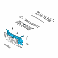 OEM 2001 Toyota Sienna Insulator Assy, Dash Panel Diagram - 55210-08012