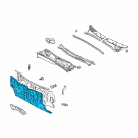 OEM 2003 Toyota Sienna Dash Panel Diagram - 55101-08011