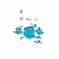 OEM Scion AC & Heater Assembly Diagram - 87050-12390