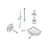 OEM 2020 Kia Optima Oil Level Gauge Rod Assembly Diagram - 266112GGA0