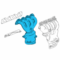 OEM 2016 Chevrolet Cruze Limited Exhaust Manifold Diagram - 25197218